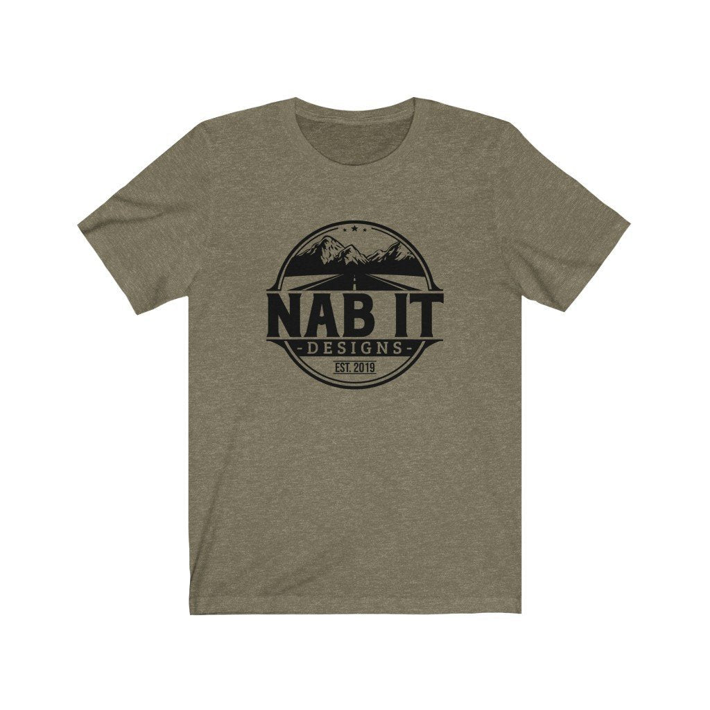 NAB It Tee (Black Logo) [Heather Olive] NAB It Designs