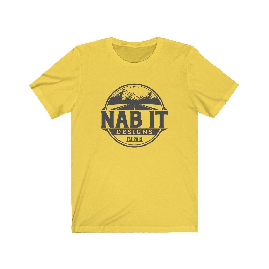 NAB It Tee (Dark Gray Logo) [Yellow] NAB It Designs