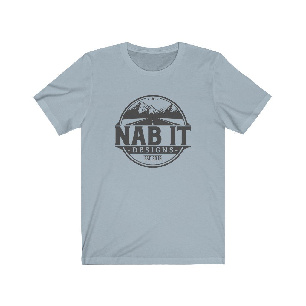 NAB It Tee (Dark Gray Logo) [Light Blue] NAB It Designs