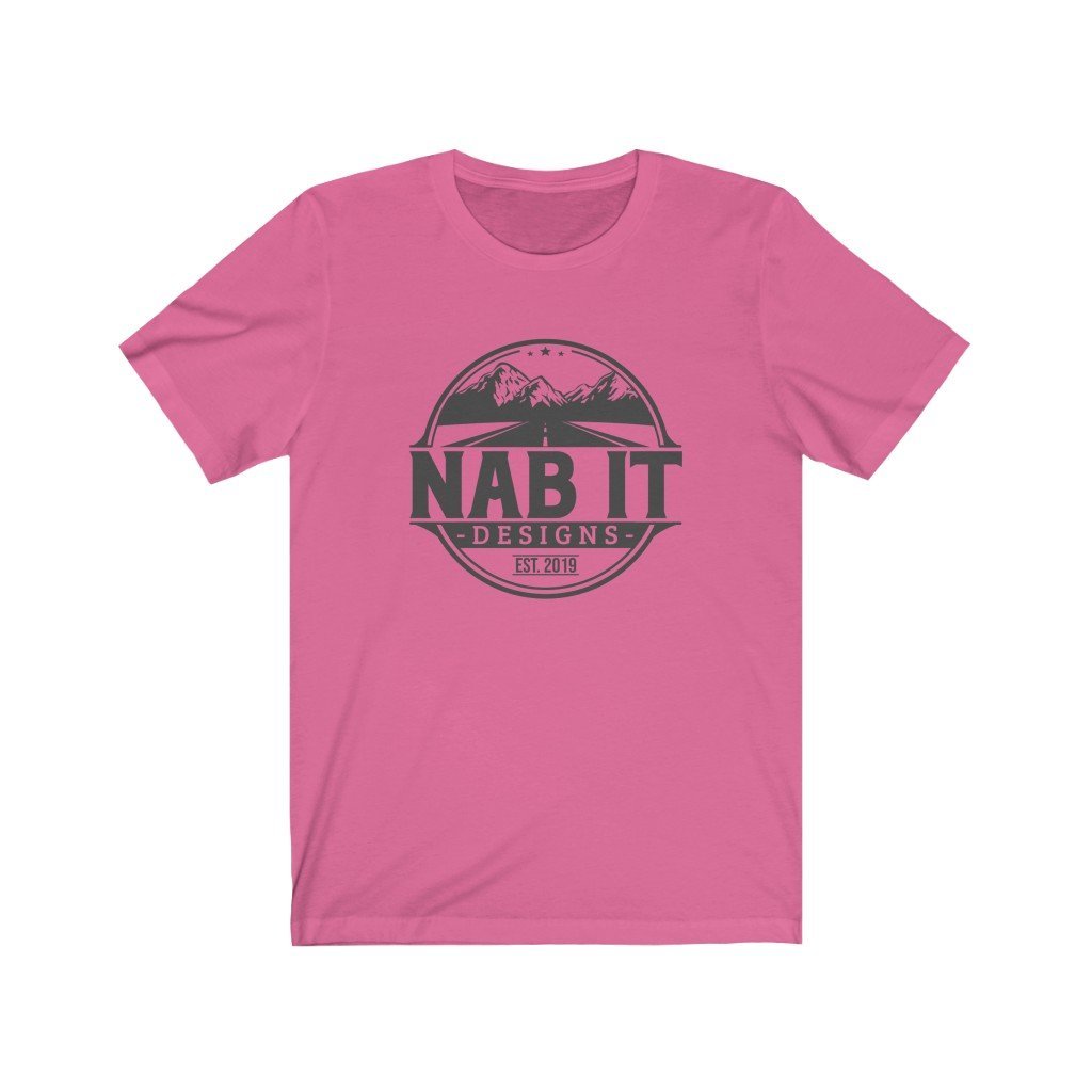 NAB It Tee (Dark Gray Logo) [Charity Pink] NAB It Designs