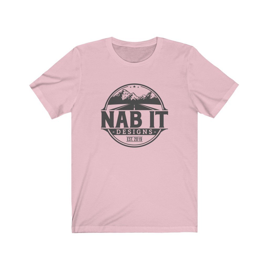 NAB It Tee (Dark Gray Logo) [Pink] NAB It Designs