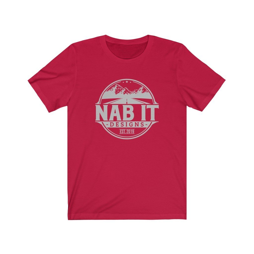 NAB It Tee (Light Gray Logo) [Red] NAB It Designs