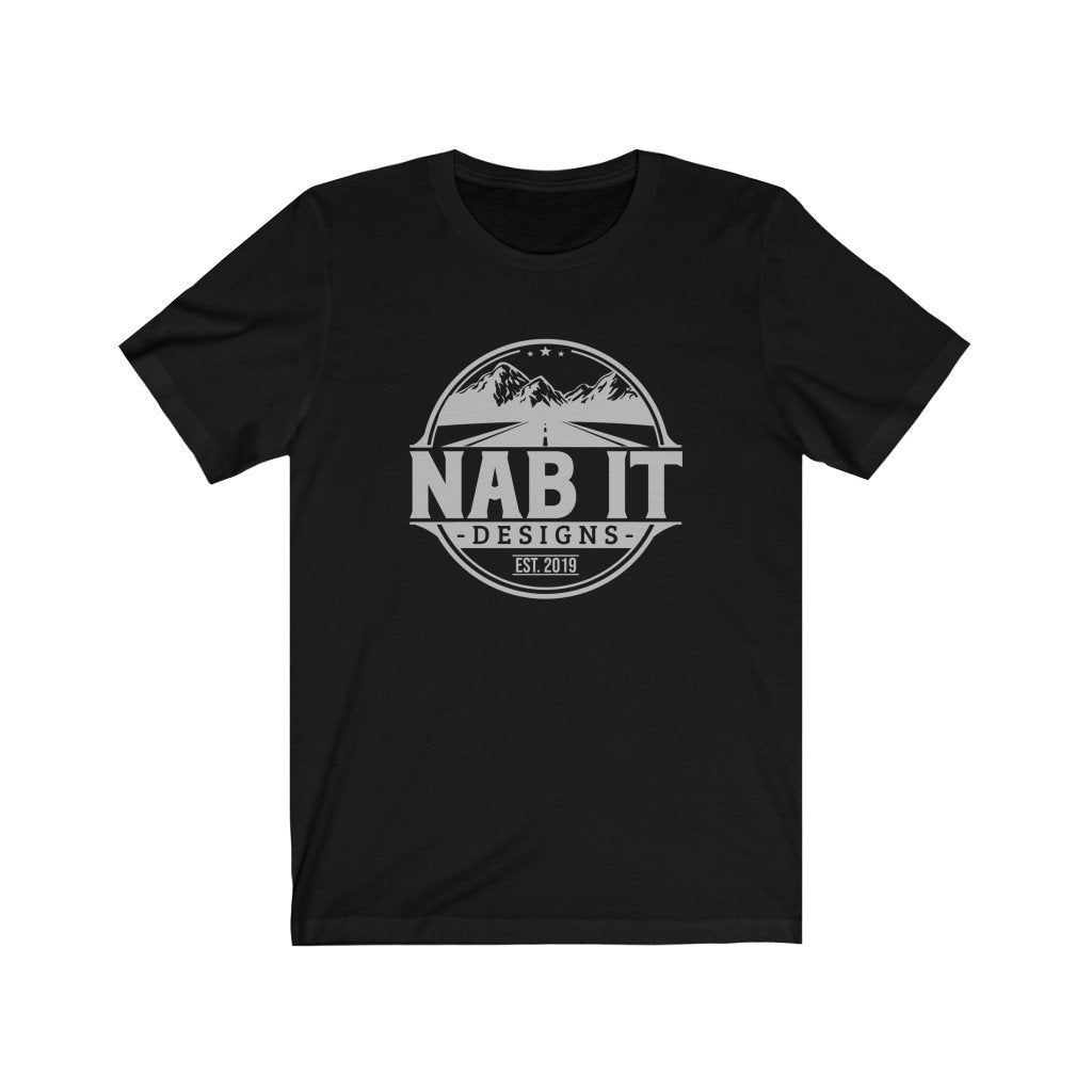 NAB It Tee (Light Gray Logo) [Black] NAB It Designs