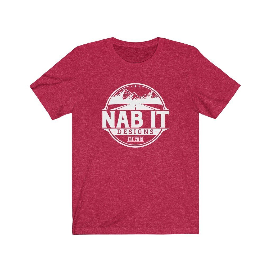NAB It Tee (White Logo) [Heather Red] NAB It Designs