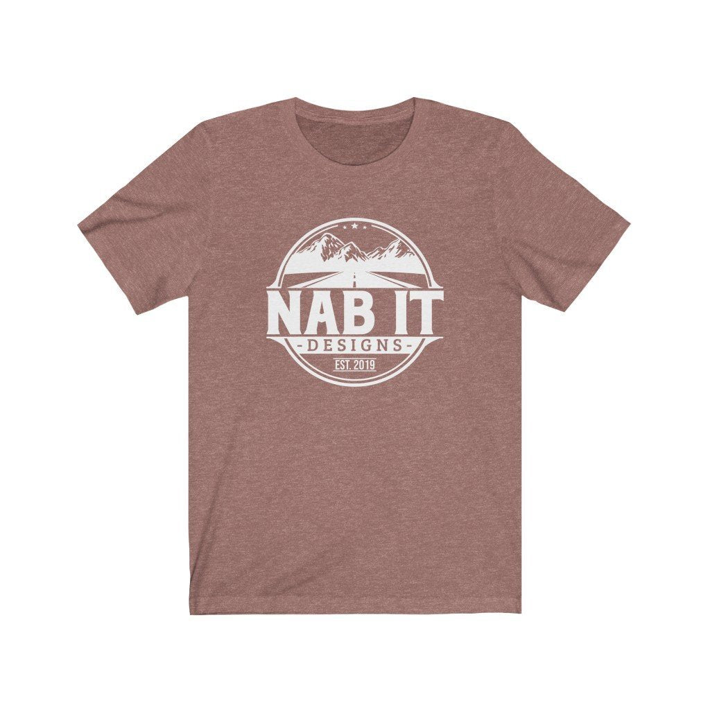 NAB It Tee (White Logo) [Heather Mauve] NAB It Designs