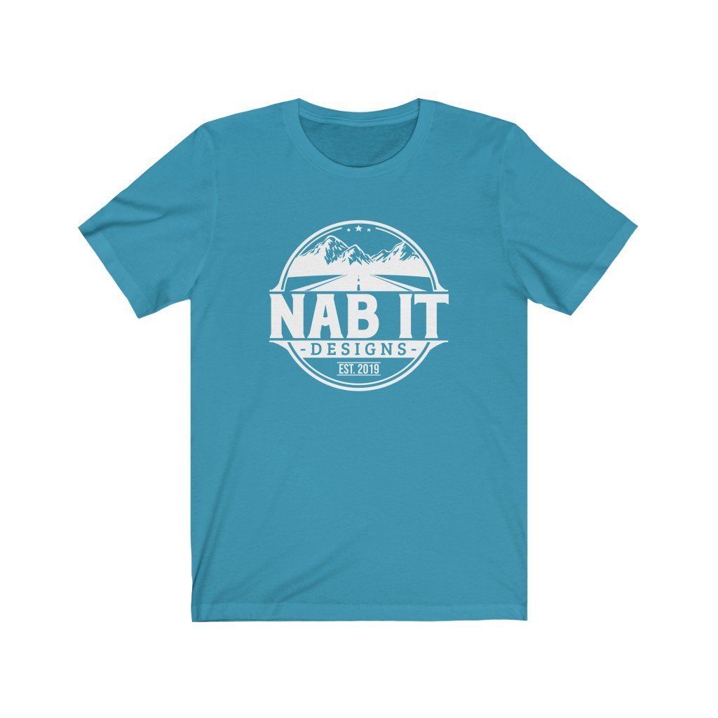 NAB It Tee (White Logo) [Aqua] NAB It Designs