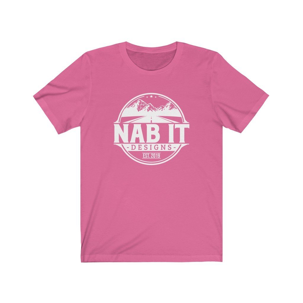 NAB It Tee (White Logo) [Charity Pink] NAB It Designs