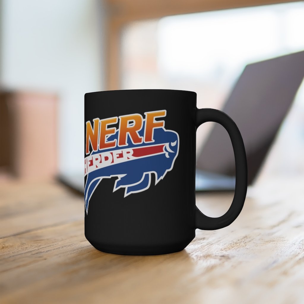 Nerf Herder - Funny Star Wars Coffee Mug 15 oz, Black [15oz] NAB It Designs