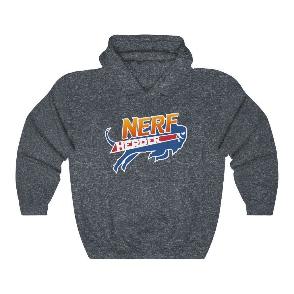 Nerf Herder - Funny Star Wars Hooded Sweatshirt (Unisex) [Heather Navy] NAB It Designs