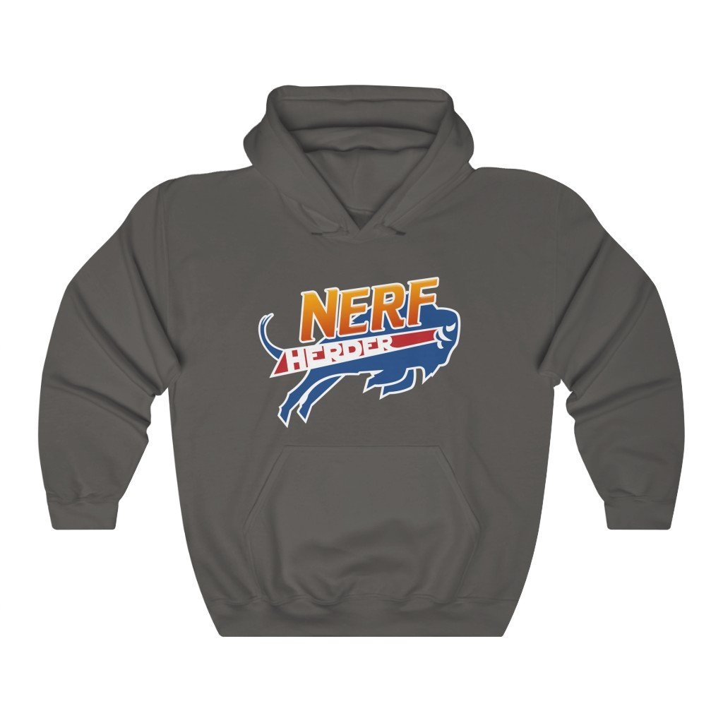 Nerf Herder - Funny Star Wars Hooded Sweatshirt (Unisex) [Charcoal] NAB It Designs