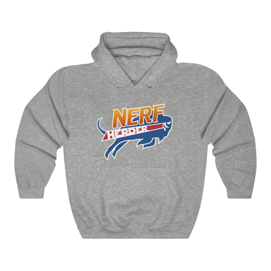 Nerf Herder - Funny Star Wars Hooded Sweatshirt (Unisex) [Sport Grey] NAB It Designs