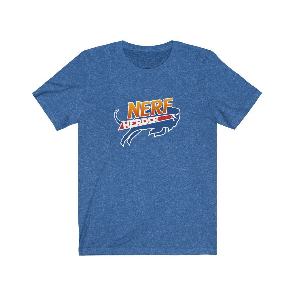 Nerf Herder - Funny Star Wars T-Shirt (Unisex) [Heather True Royal] NAB It Designs