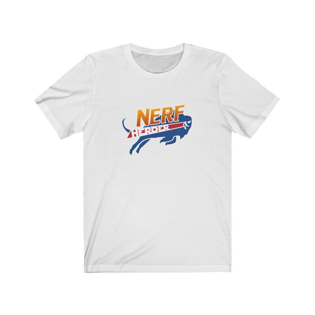 Nerf Herder - Funny Star Wars T-Shirt (Unisex) [White] NAB It Designs