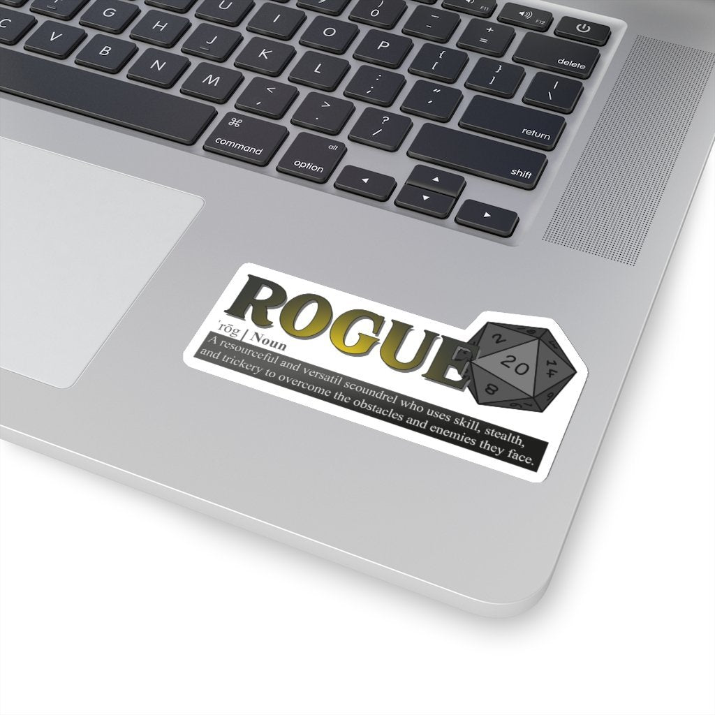 Rogue Class Definition - Funny Dungeons & Dragons Sticker [4" × 4"] NAB It Designs