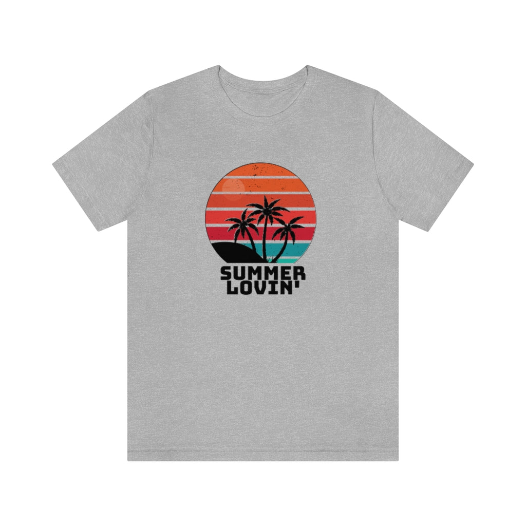Summer Lovin' - Unisex T-Shirt [Athletic Heather] NAB It Designs
