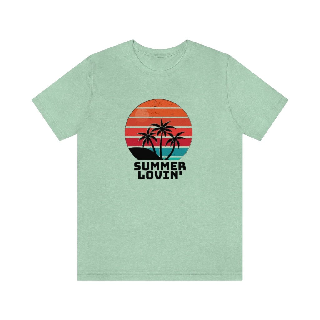 Summer Lovin' - Unisex T-Shirt [Heather Mint] NAB It Designs