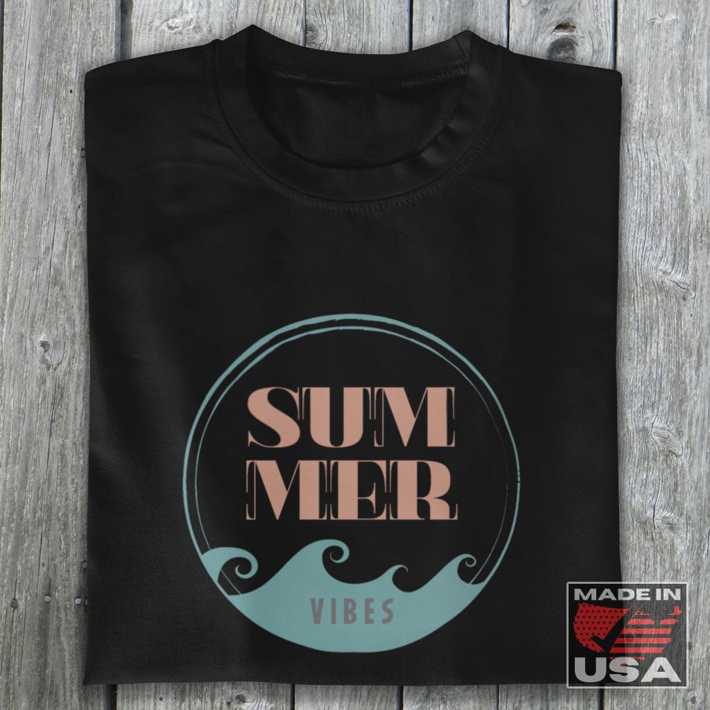 Summer Vibes - Unisex T-Shirt [Black] NAB It Designs