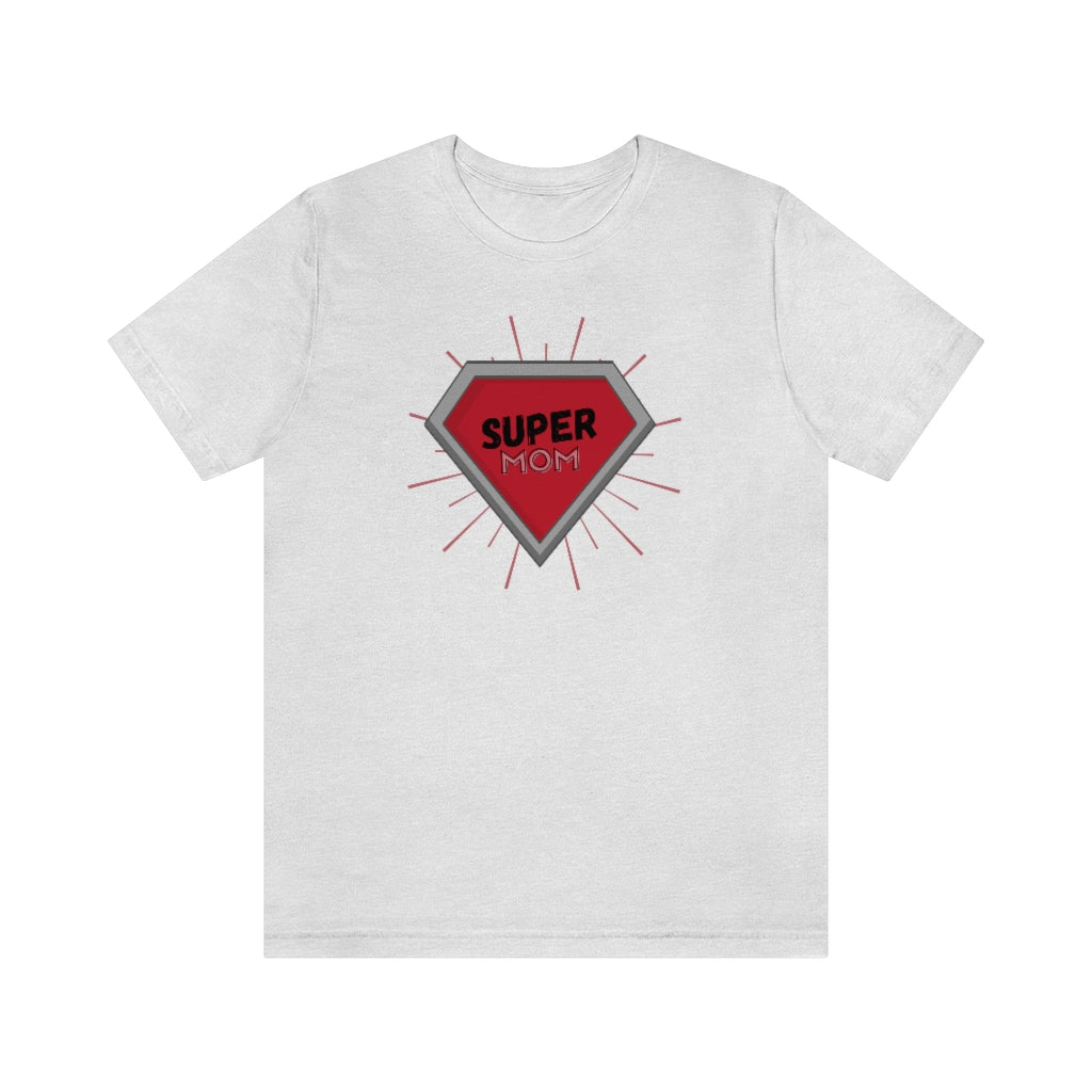Super Mom Diamond - Fun Mother's Day T-Shirt [Ash] NAB It Designs