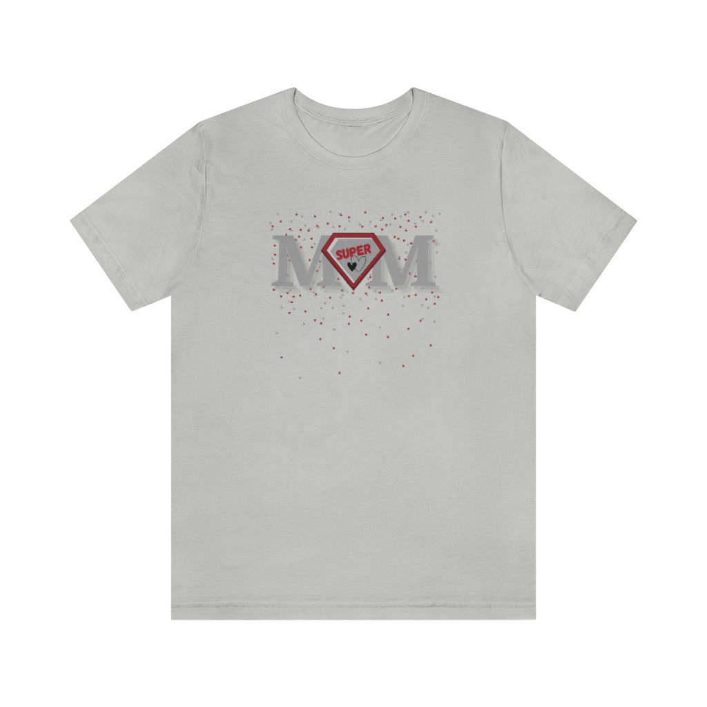 Super Mom Love - Fun Mother's Day T-Shirt [Silver] NAB It Designs