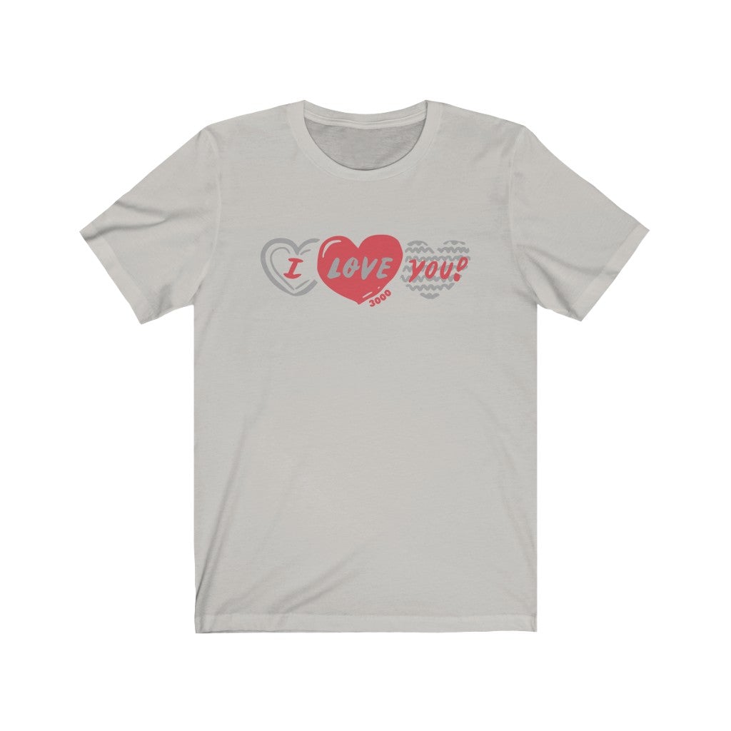 Valentine's Day - I Love You 3000 - T-shirt [Silver] NAB It Designs