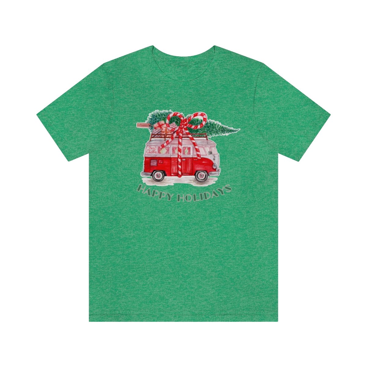 Vintage Van Holiday T-Shirt (Unisex) [Heather Kelly] NAB It Designs