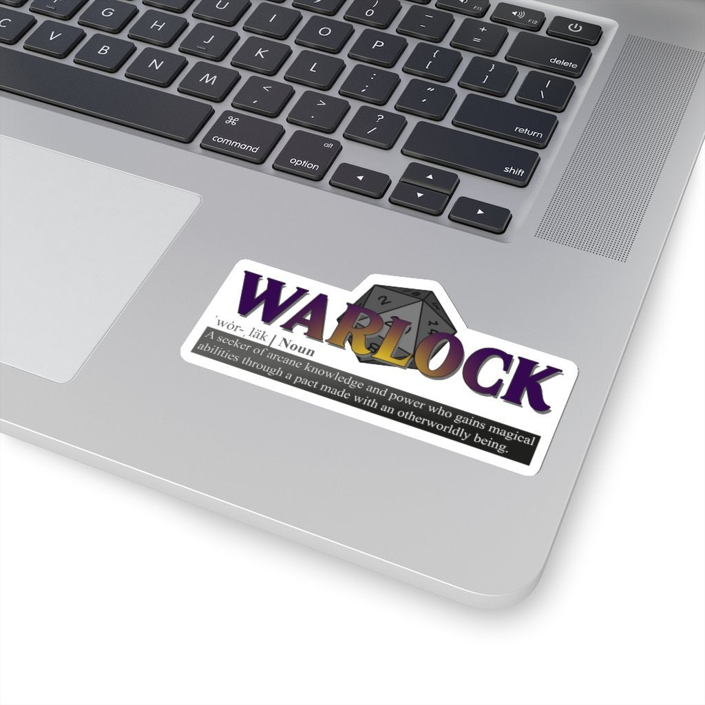 Warlock Class Definition - Funny Dungeons & Dragons Sticker [4" × 4"] NAB It Designs